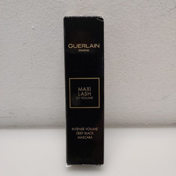 GUERLAIN PARIS👀 MAXI LASH SO VOLUME INTENSE VOLUME DEEP BLACK MASCARA #01 BLACK - Picture 3 of 8
